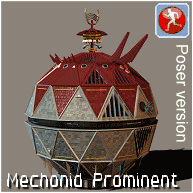 Mechonoid Prominent - click to download Poser file